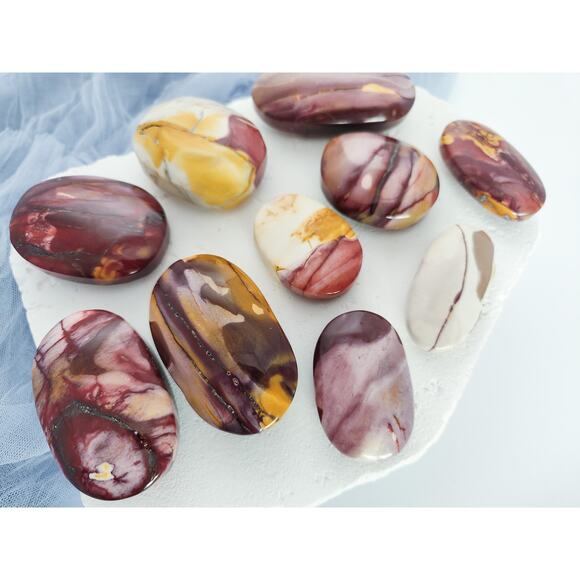 You Pick Mookaite Palm Stones Mercury Retrograde - Picture 6 of 10